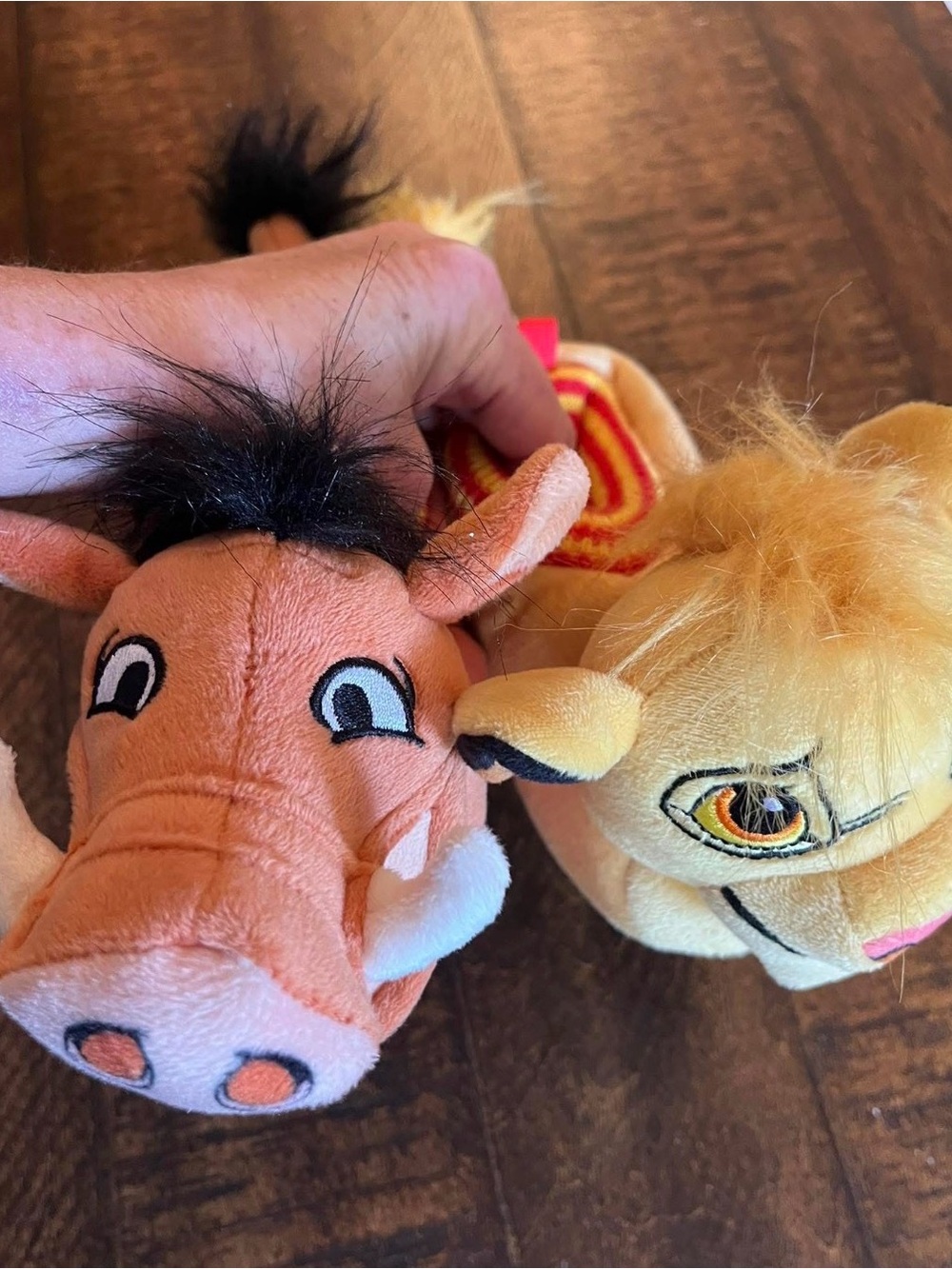 New toddler Lion King slippers Pumbaa Simba 7-8
